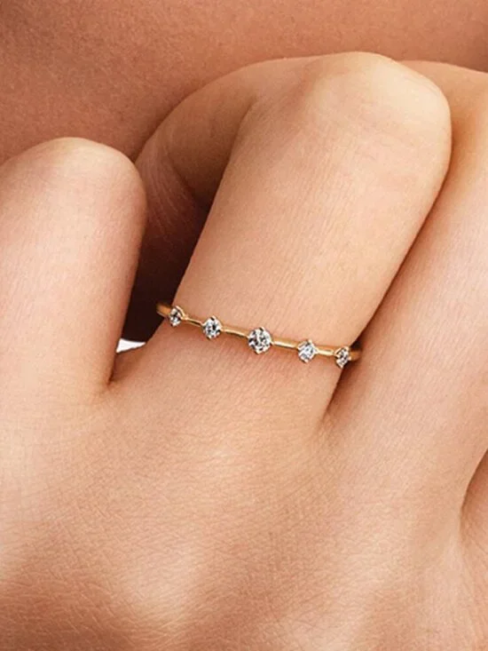 Pandora Era Lab-Grown Diamond Station Ring - Picture 3 of 5